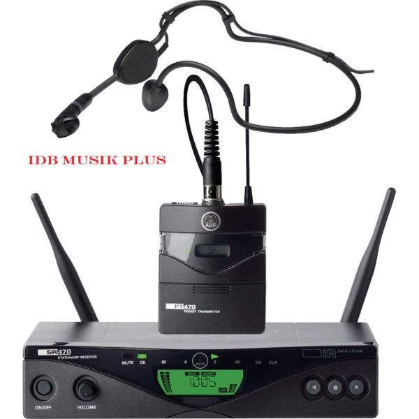 Mic Wireless Headset AKG WMS470 WMS 470 Sport Set Original