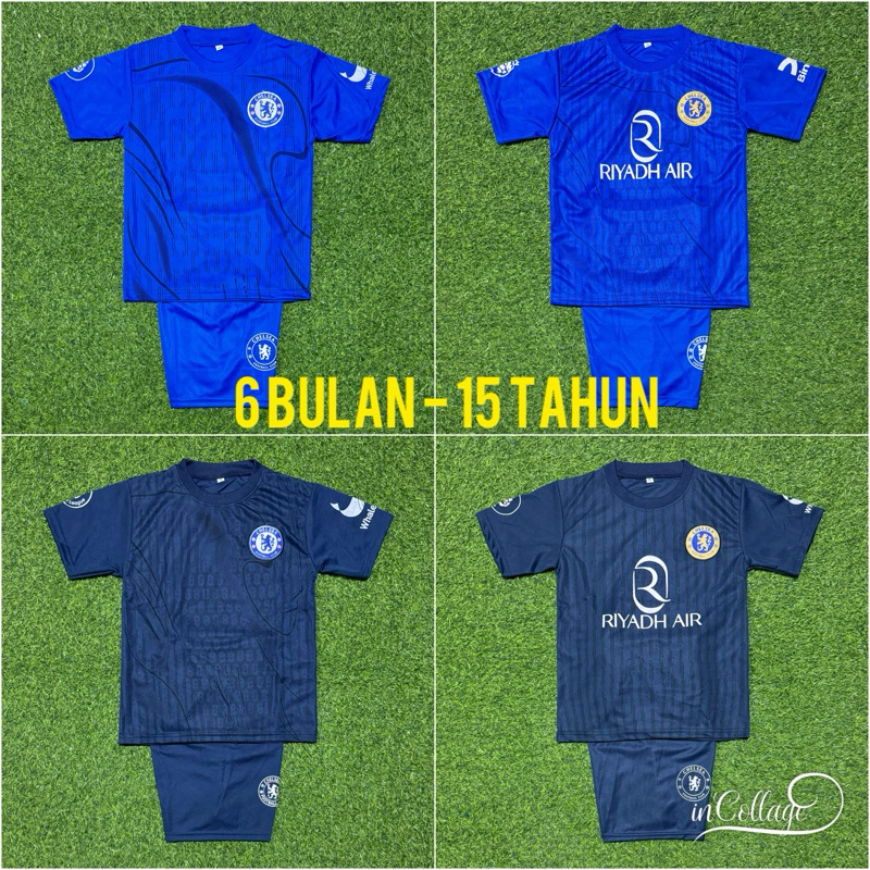 SETELAN BAJU BOLA ANAK TERBARU / JERSEY BOLA TERMURAH CHELSEA