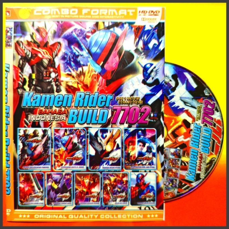 Kaset Film Kartun Anak Koleksi KAMEN RIDER BUILD Vol. 681 Edisi Terbaru isi 8 Judul Bahasa Indonesia
