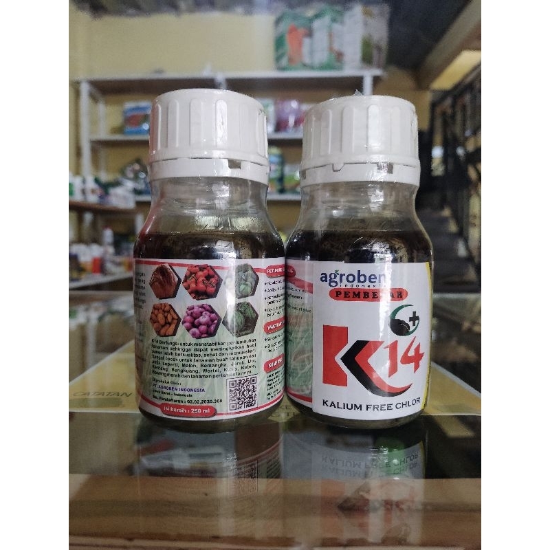 Pupuk Organik Cair K14 Kalium Free Chlor 250ml