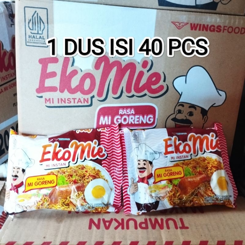 

1 DUS EKOMIE INSTAN ISI 40 PCS RASA MI GORENG