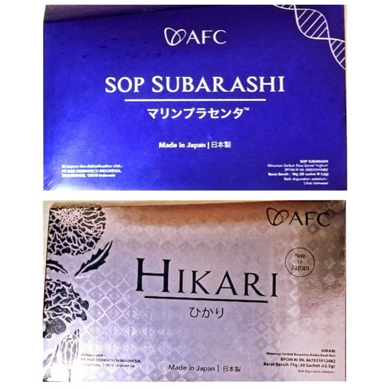 

PAKET SUBARASHI HIKARI AFC JAPAN # JORDANSHOP_23