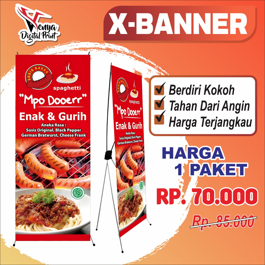 PAKET X BANNER / STAND Y BANNER