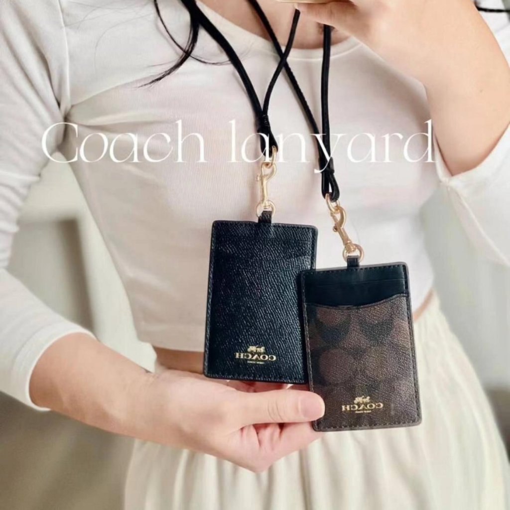 

Coach Lanyard ID Slot Kartu Izin Kerja Tahan Air Pria Wanita