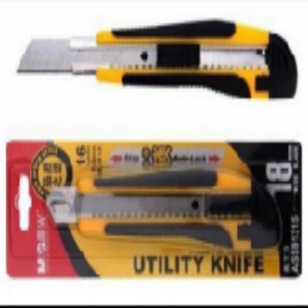 

TBMO M&G CUTTER AUTO LOCK 18MM FREE BLADE IN HANDLE - 10012998/ASS91315