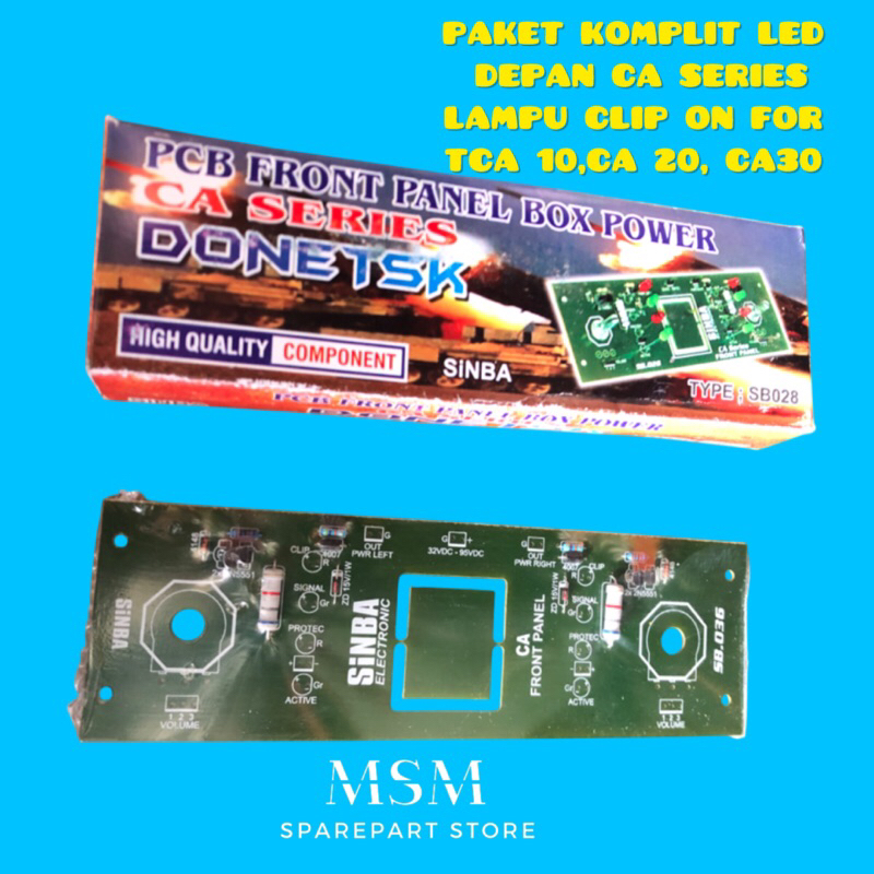 PAKET KOMPLIT LED DEPAN CA SERIES LAMPU CLIP ON FOR CA 10,CA 20, CA30