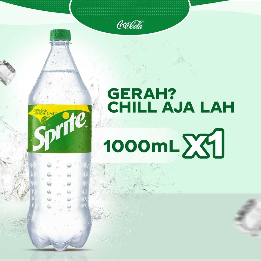 

Sprite 1L Sprite Lemon Lime Minuman Soda - Botol 1L