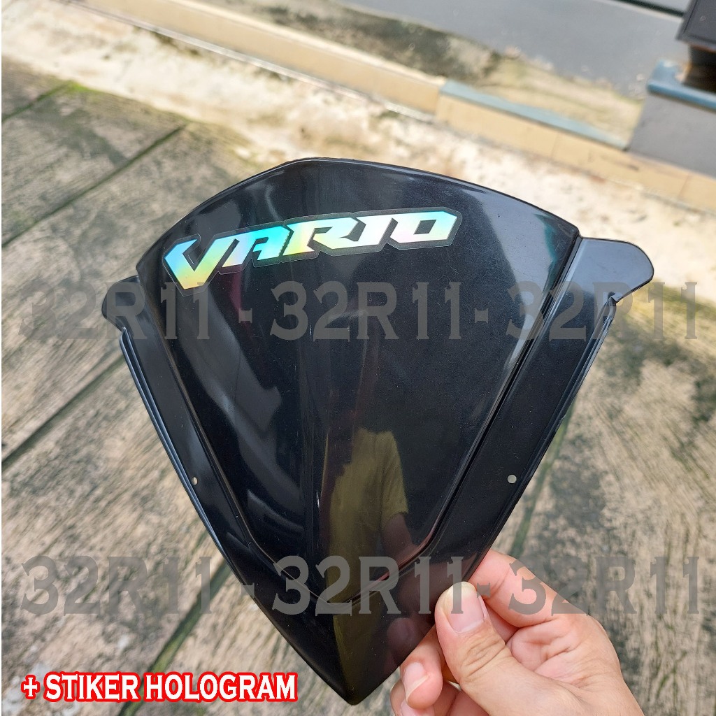 "Visor + stiker honda vario 125 old vario 110 old tecno"