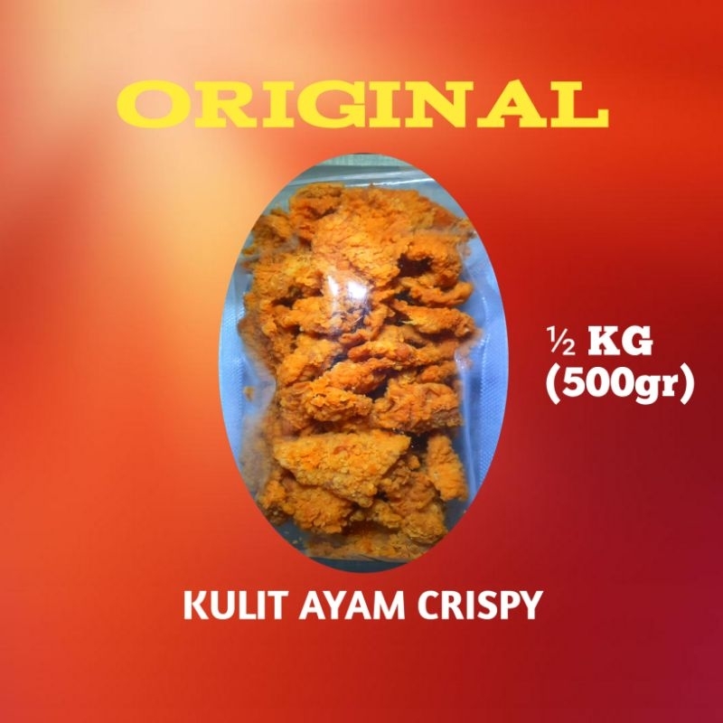 

RASA ORIGINAL REMPAH / 500gr - KERIPIK KULIT AYAM CRISPY