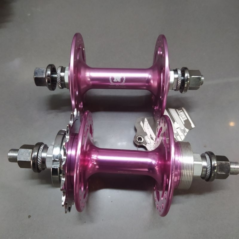 Hub Freehub Novatec Fixie Fixed Gear Track Single Speed Alloy 36h 17T Hub Fixie Doltrap