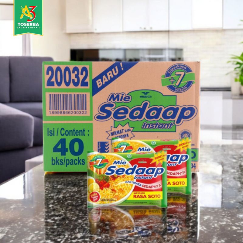 

Mie Sedaap Mie Instan Goreng Kuah Soto Ayam Bawang