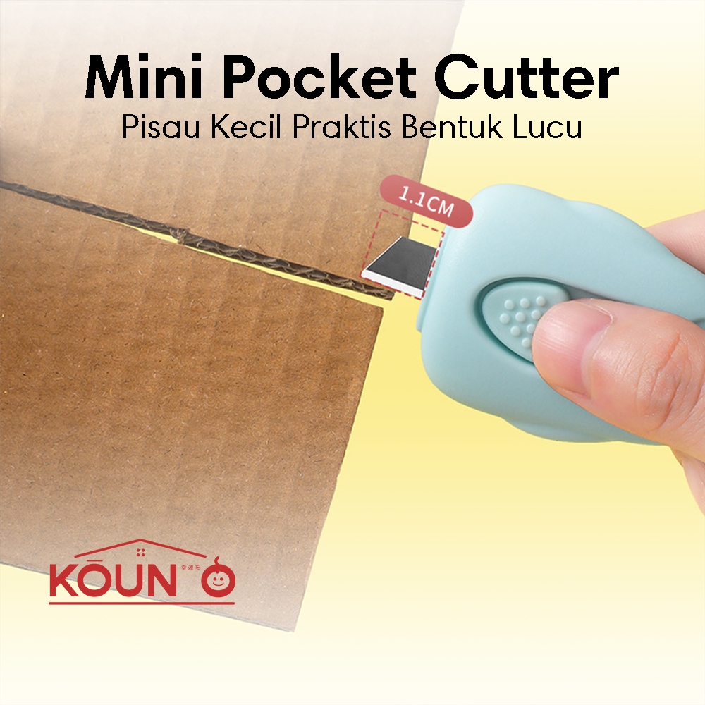 

Pemotong Kertas Cutter Mini Portable Karakter Aesthetic Papper Cut Art Safety Lucu