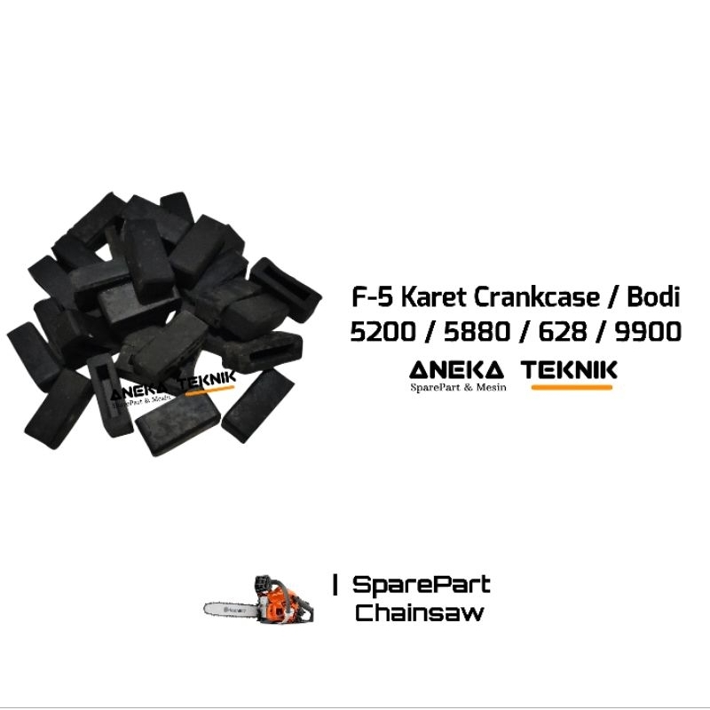 F-5 Karet Bodi Crankcase Chainsaw Senso Sinso Mini Kecil