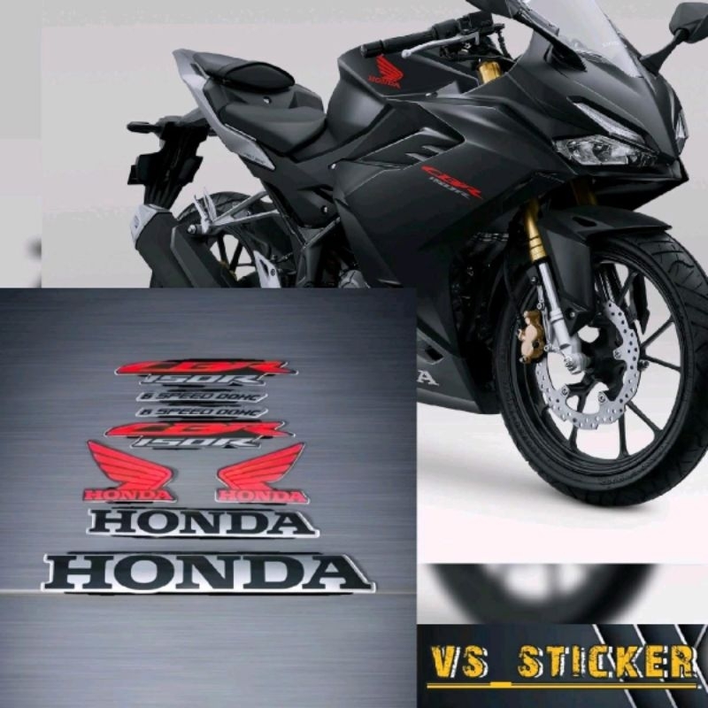 STRIPING LIST STANDART MOTOR HONDA CBR150 CBR 150 PERING 2021 2022 HITAM MAT BLACK