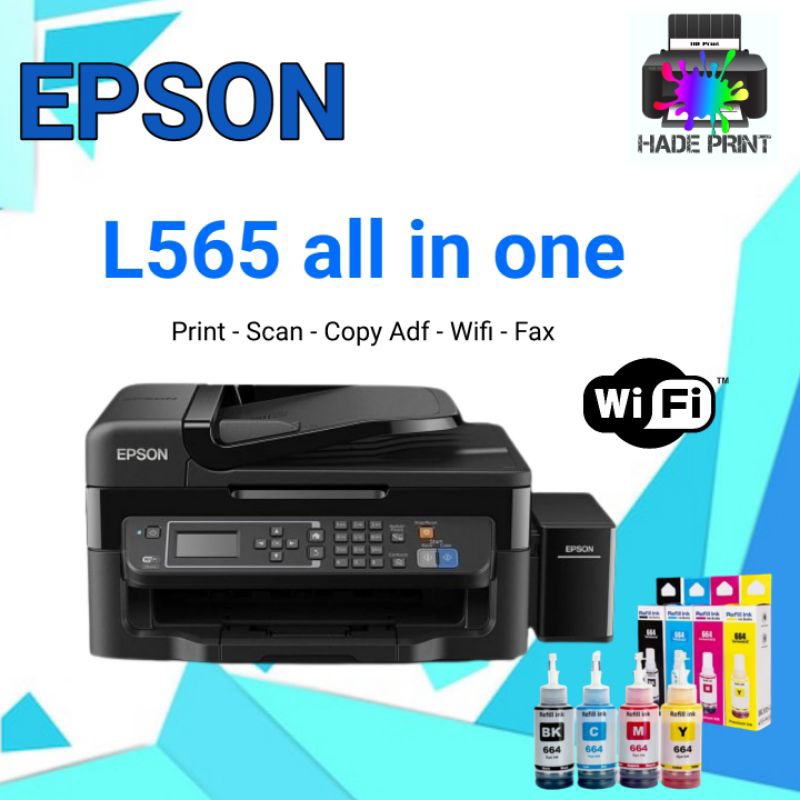Printer Epson L565 wifi All in one