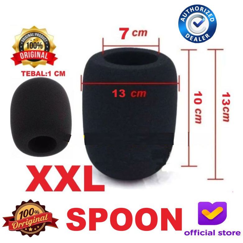 Busa Mic Besar Busa Mic Jumbo Windscreen Microphone Condensor Spoon Mic