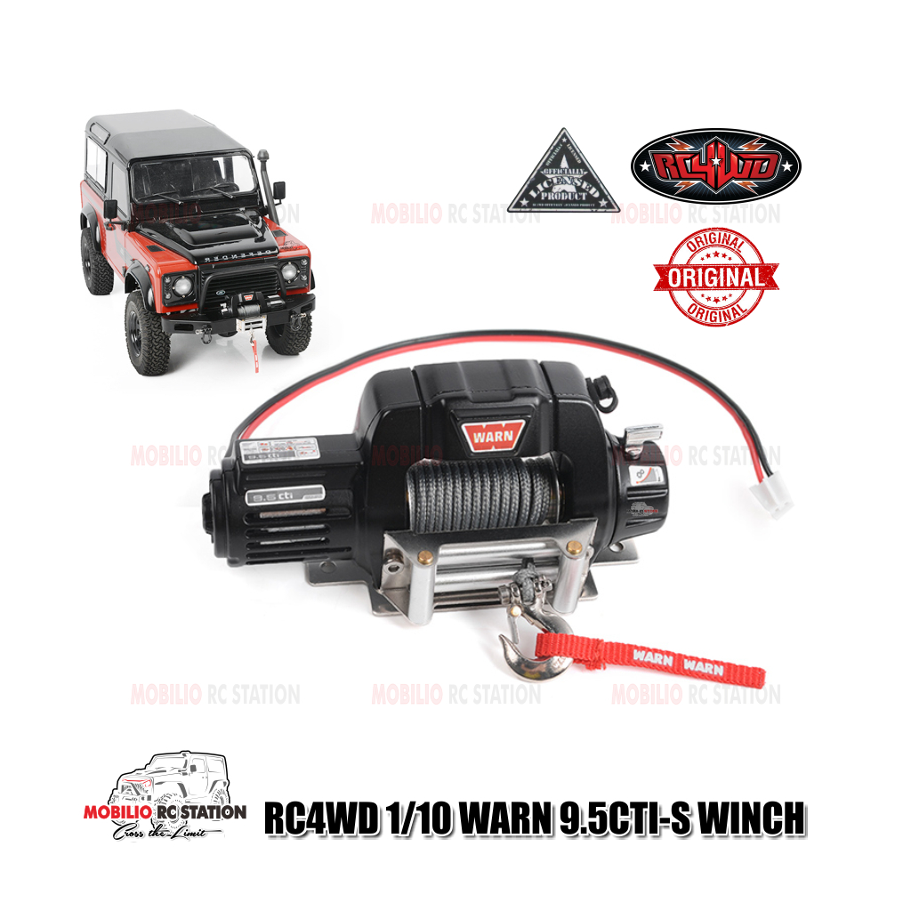RC4WD 1/10 WARN 9.5 CTI-S Licensed Winch RC Upgrade Crawler Adventure