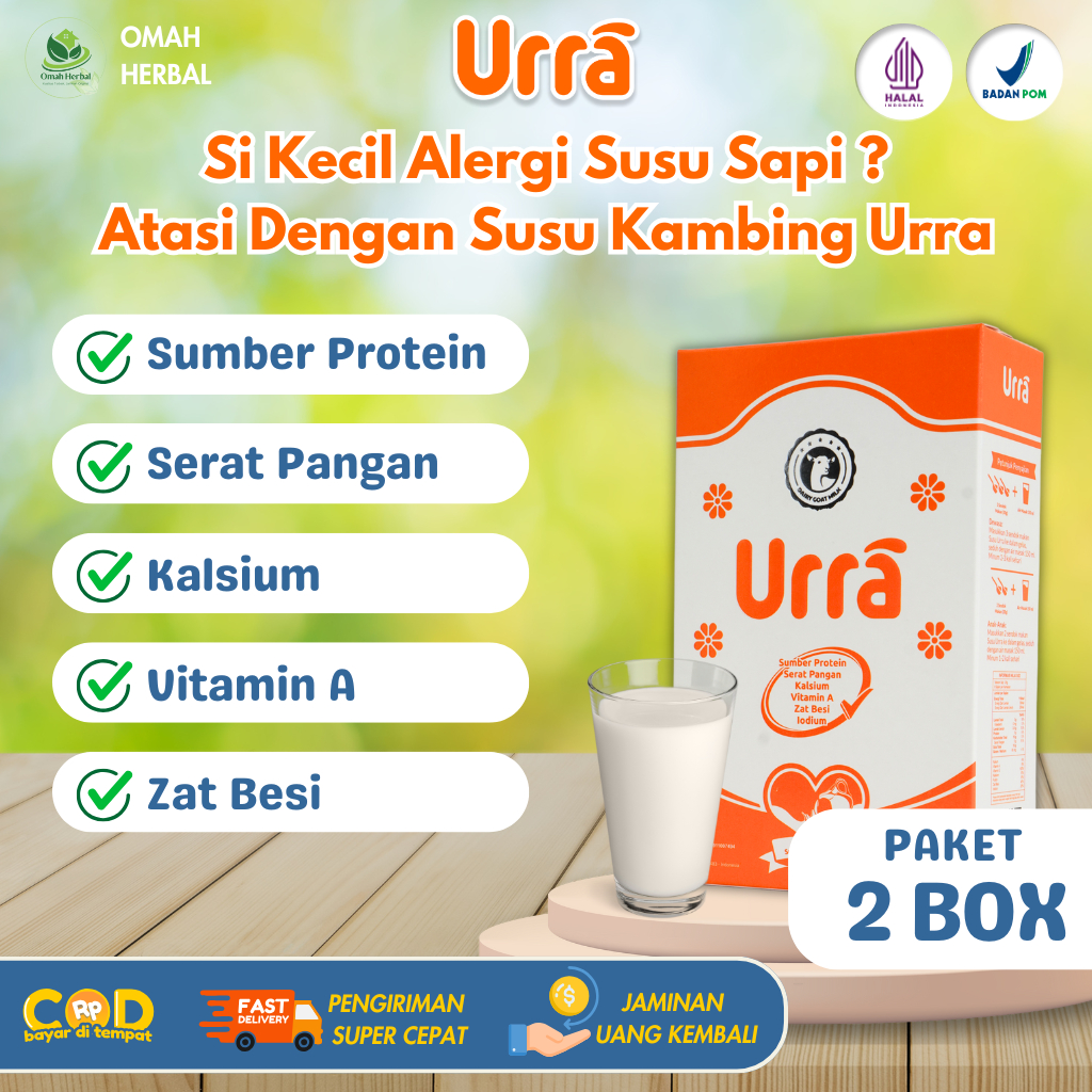 

Susu Urra 2 Box - Membantu Menambah Berat Badan Anak Original