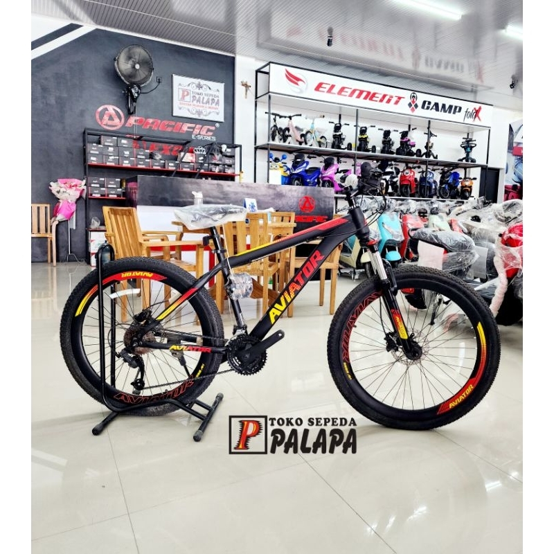 MTB 27.5 AVIATOR AT 2689 AH VT  27 Speed  Hidrolis Velg Tinggi Sepeda Gunung By Pacific
