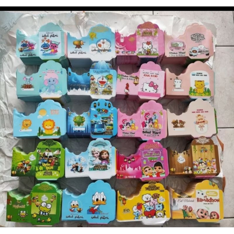 

[1000lembar] Amplop Lebaran HVS ukuran medium