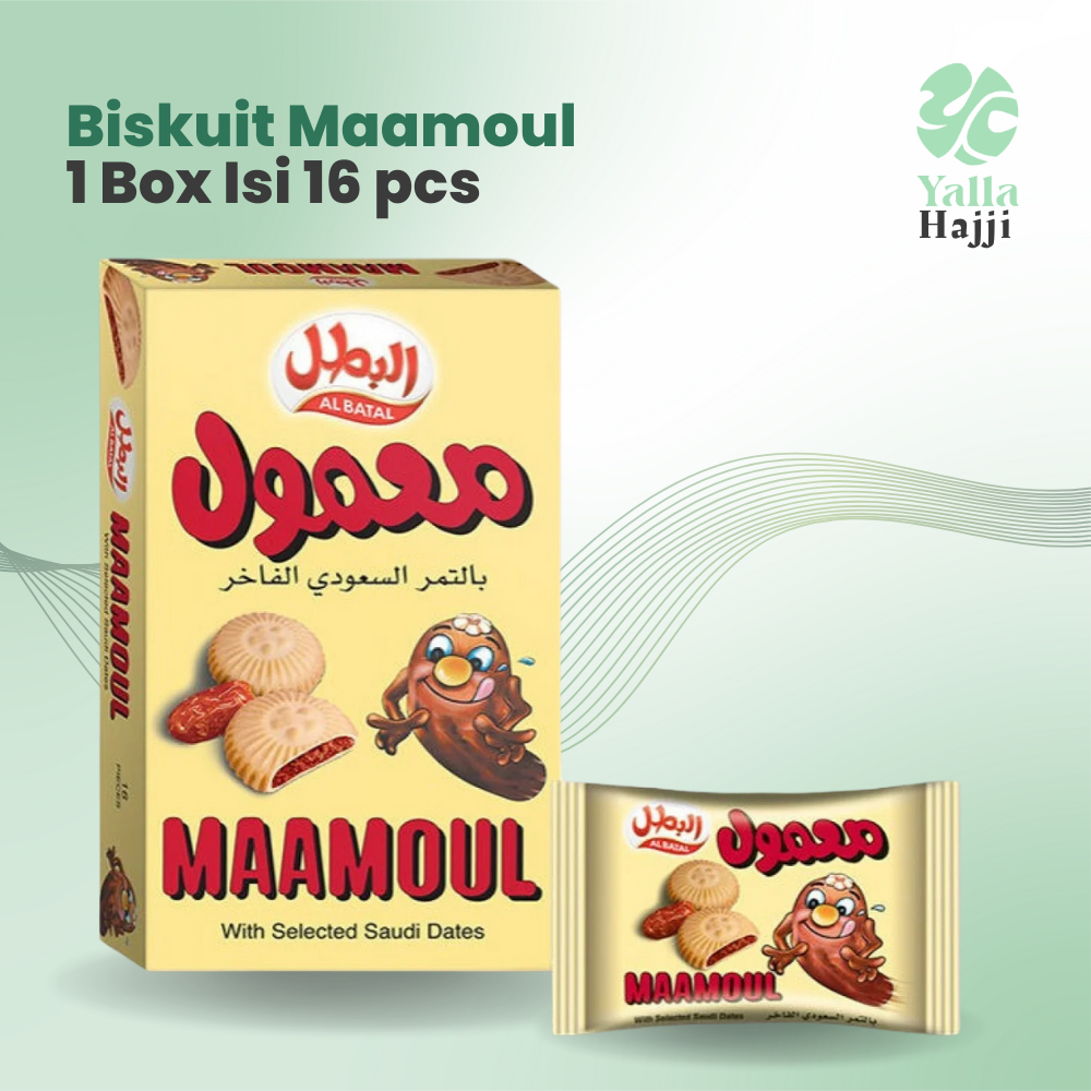 

Biskuit Maamoul Isi 16 Pcs | Biskuit Kurma Oleh oleh Haji Umroh