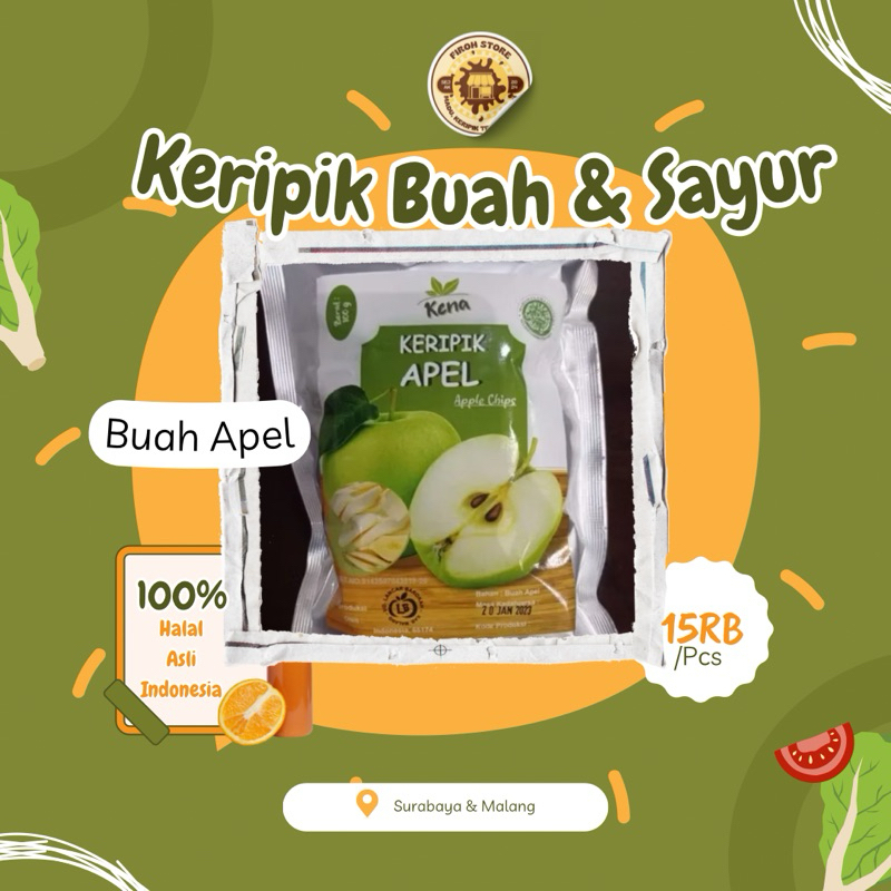 

Keripik Apel Kualitas Super