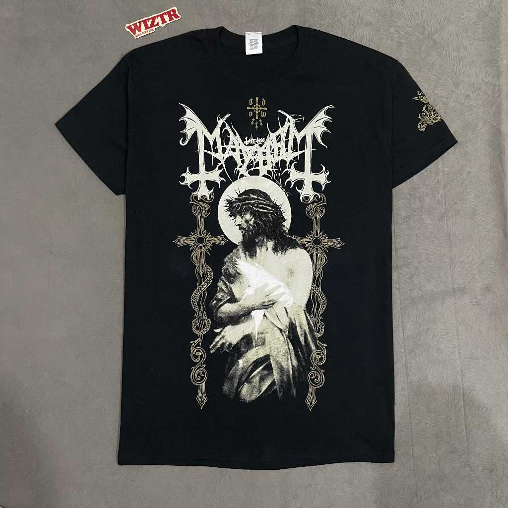 T Shirt Band Official MAYHEM - CROWN  Original