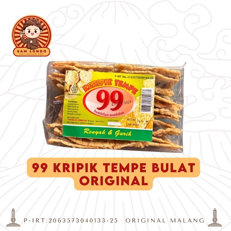 

99 PREMIUM Kripik Tempe - varian aneka rasa (200g)