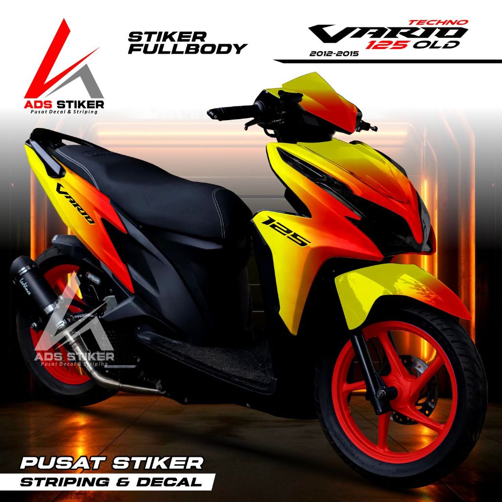 COD - Decal Vario Old 125 Fullbody - Stiker Vario Lama Full Modifikasi Nunglon 3
