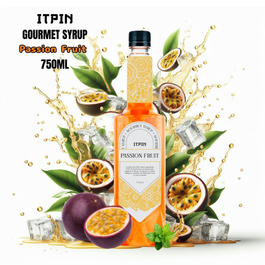 

Sirup Markisa Itpin 750ml - Passion Fruit Gourmet Syrup 750ml