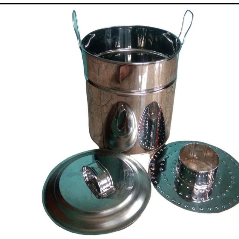 dandang bakso  stainless ukuran 32x32cm