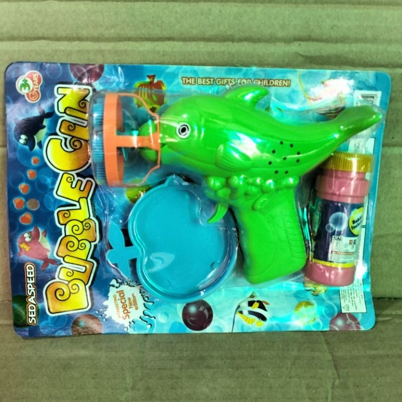 Mainan anak bubble gun