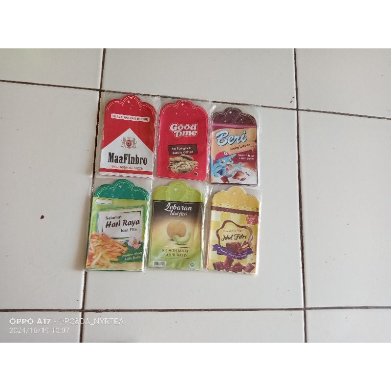 

amplop lebaran motif snack 3