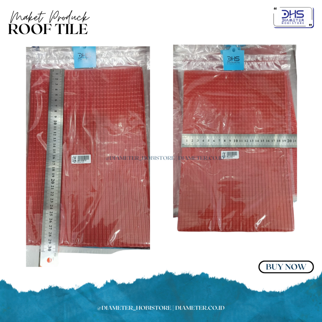 Roof tile Atap bahan maket diorama