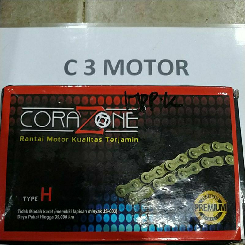 Rantai Motor 428HG-146L CORAZONE panjang rantai 146