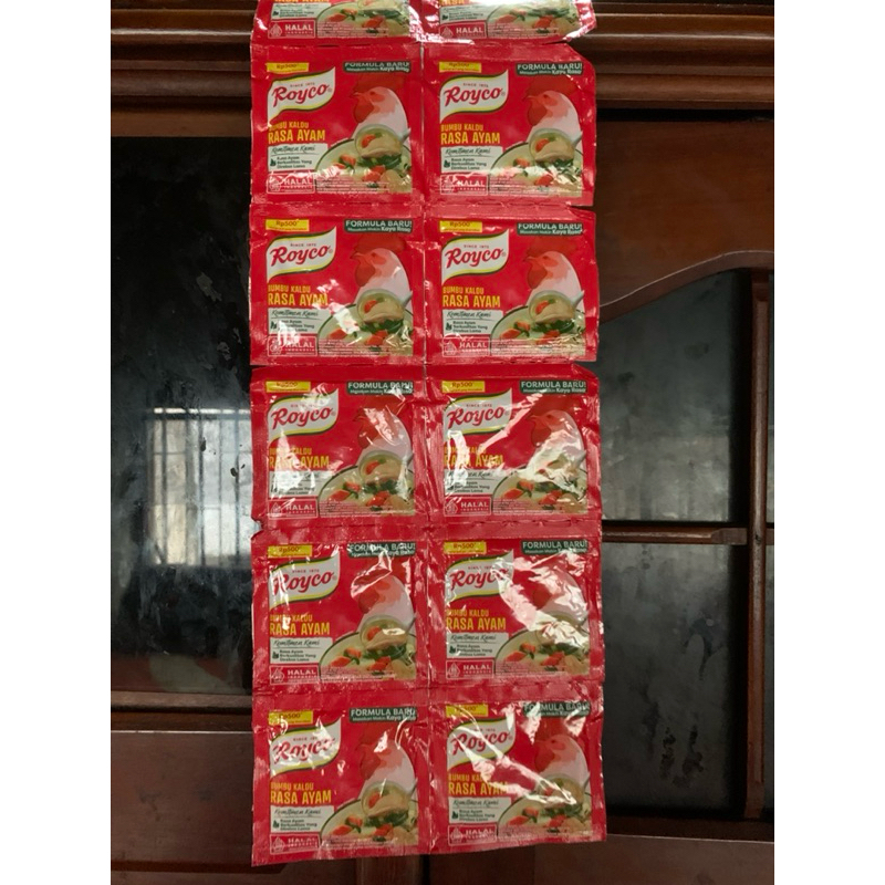 

Royco ayam sachet kemasan 8gr