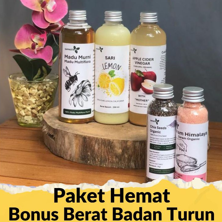 

PAKET DIET DAN DETOX SUPER- SARI LEMON - CUKA APEL - MADU - CHIA SEED - GARAM HIMALAYA