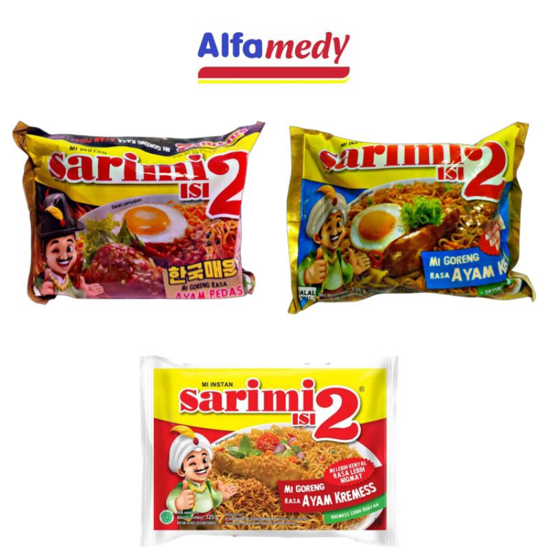 

sarimi isi 2, ayam kecap, pedas korea, ayam kremes