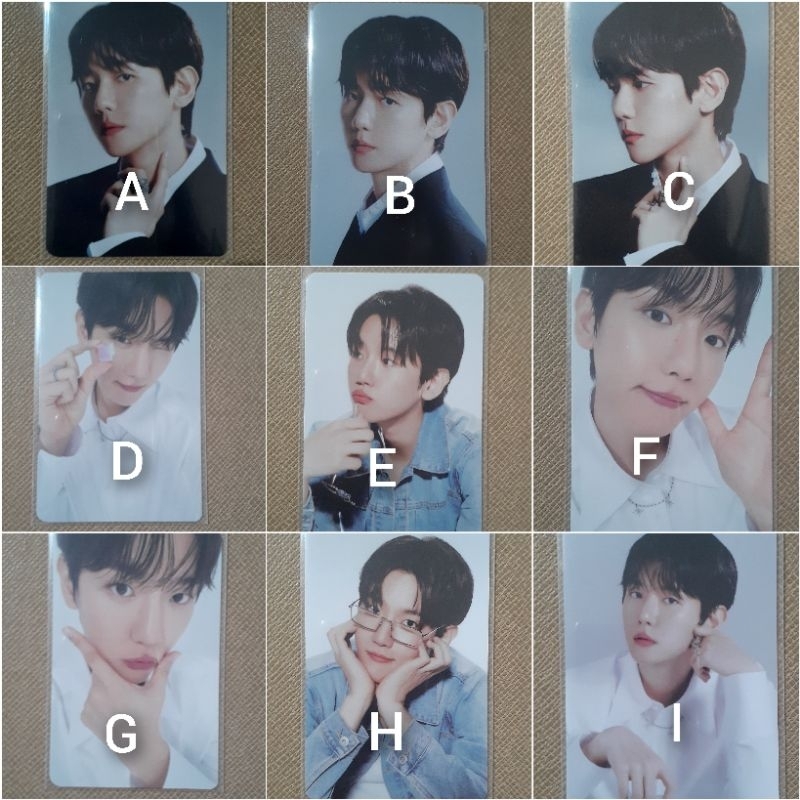 OFFICIAL PHOTOCARD PC BAEKHYUN LONSDALEITE DOT