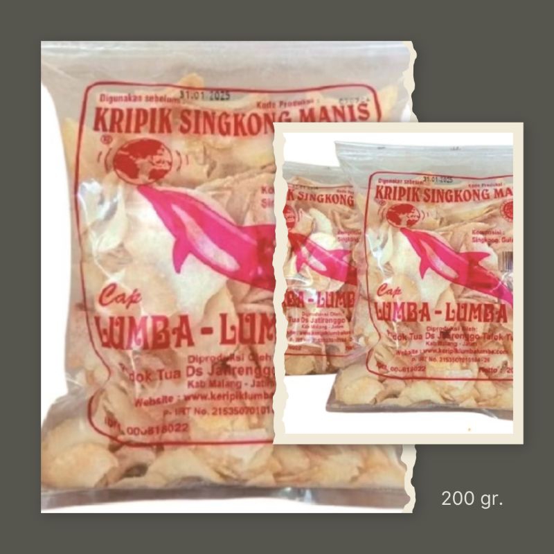 

KRIPIK SINGKONG MANIS LUMBA-LUMBA 200 GRAM