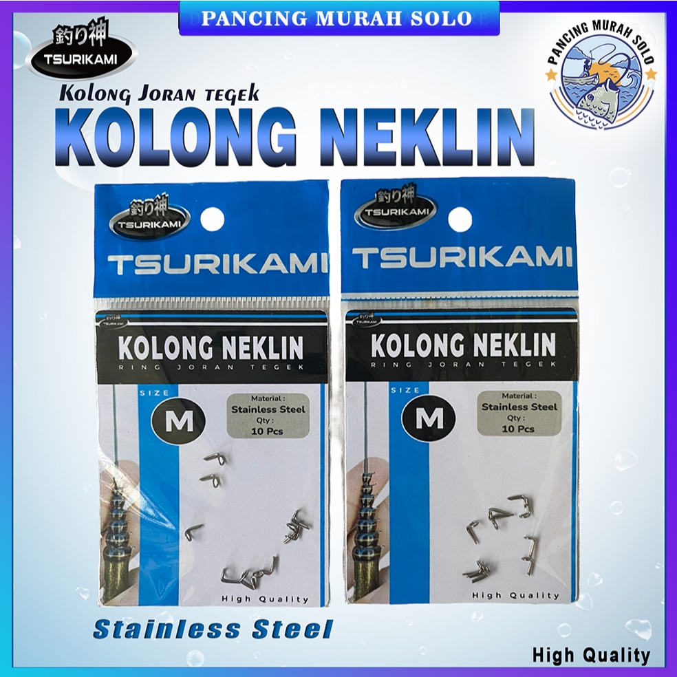 Ring Kolong Tegek Neklin Tsurikami Ring Joran Tegek Stainless Steel High Quality