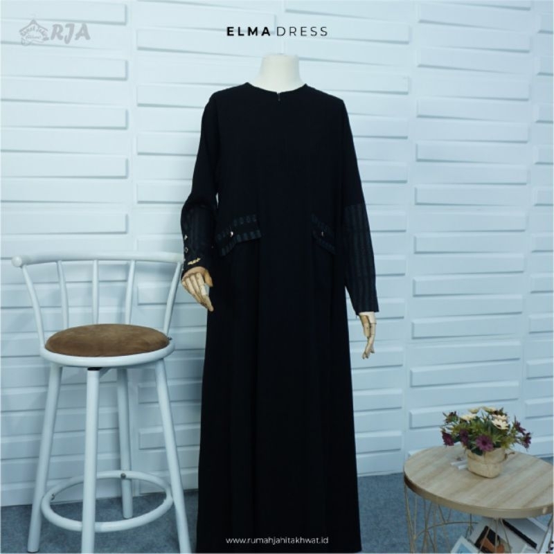 ELMA DRESS GAMIS WALIMAH GAMIS LEBARAN