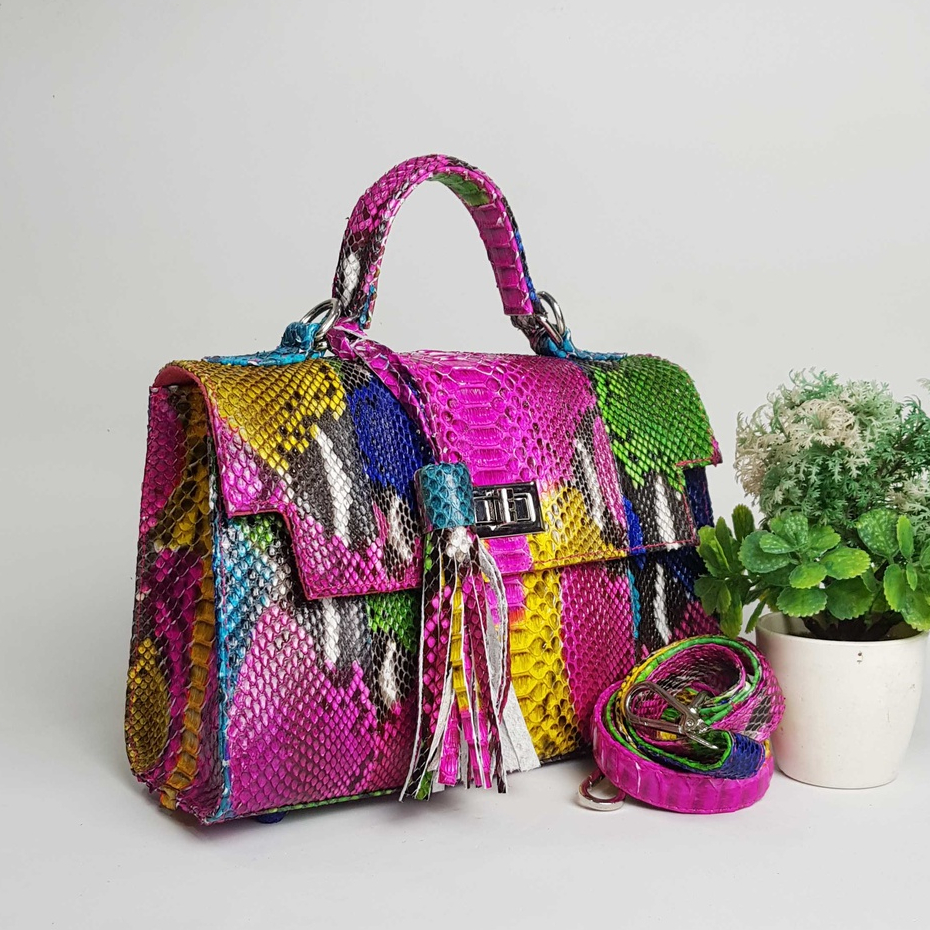 Tas Kulit Ular Asli Asika Size 26 Handmade Asli Bali