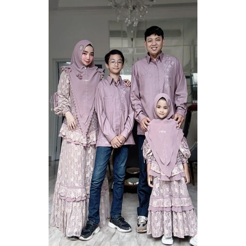 Gamis set edisi ied faesta Syifa set by faesta premium syari