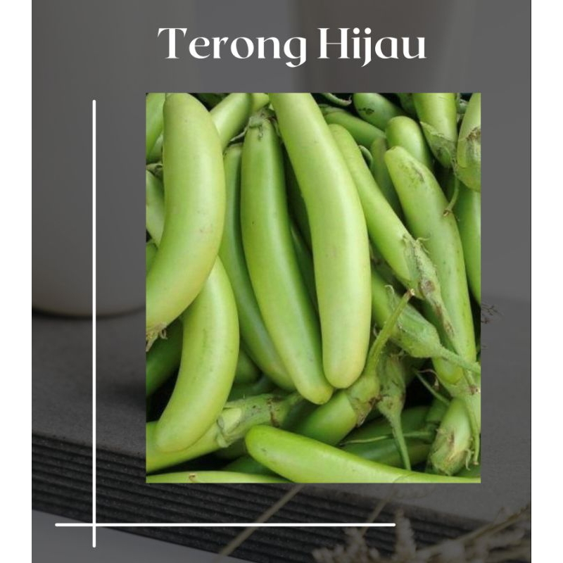 

Terong hijau 1/2kg