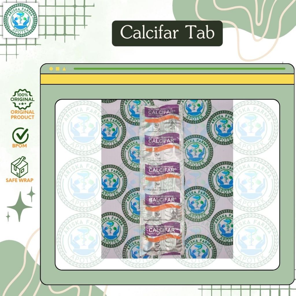 Calcifar Tab per strip / vitamin
