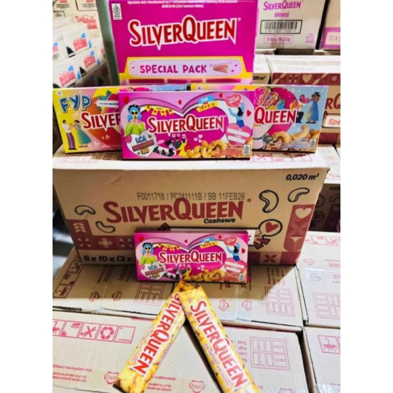 

Silverqueen Mede isi 2 edisi VALENTINE @55gr