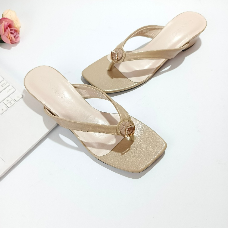 CANTILO - Sandal Heels Wanita Premium || Sendal Hak Wanita || Sandal Tumit Wanita || Selop Wanita Te