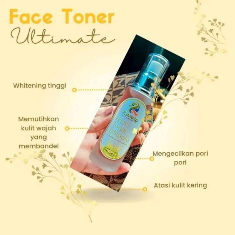 PAKET ULTIMATE LUXURY BEAUTY SKINCARE/TONER ULTIMATE LUXURY BEAUTY SKINCARE/Pemutih wajah