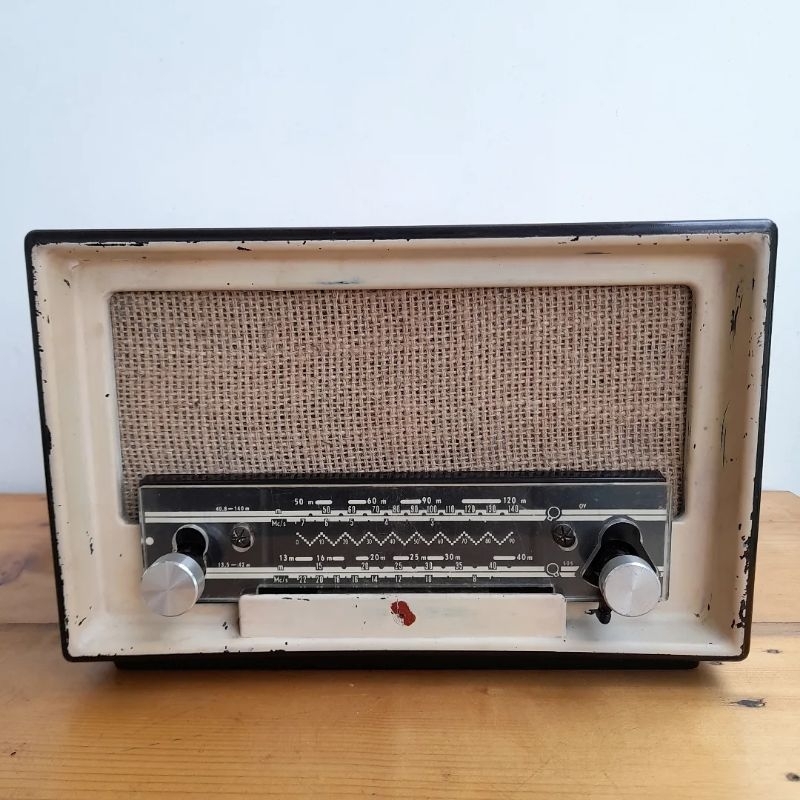 Radio tabung philips bin 336 U radio jadul vintage antik